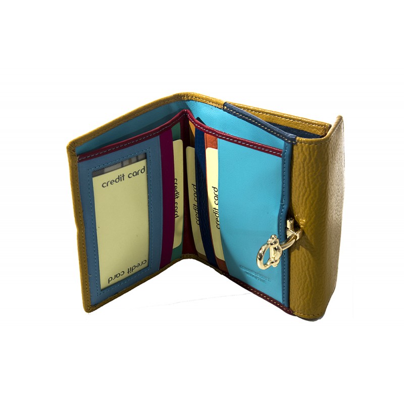 Billetero piel con doble solapa