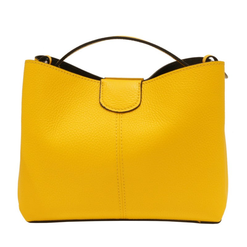 Bolso de mano piel minimalista