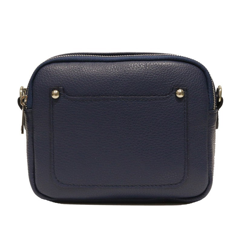 Bandolera Malva doble cremallera