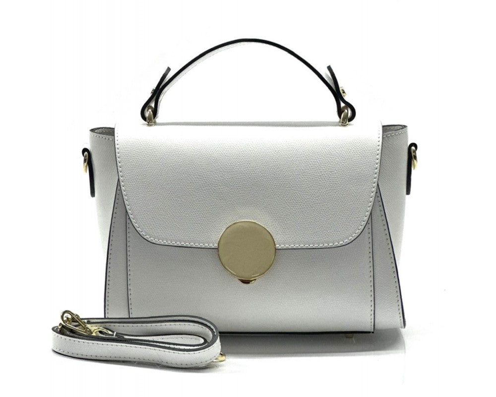 Bolso hombro de piel italiana