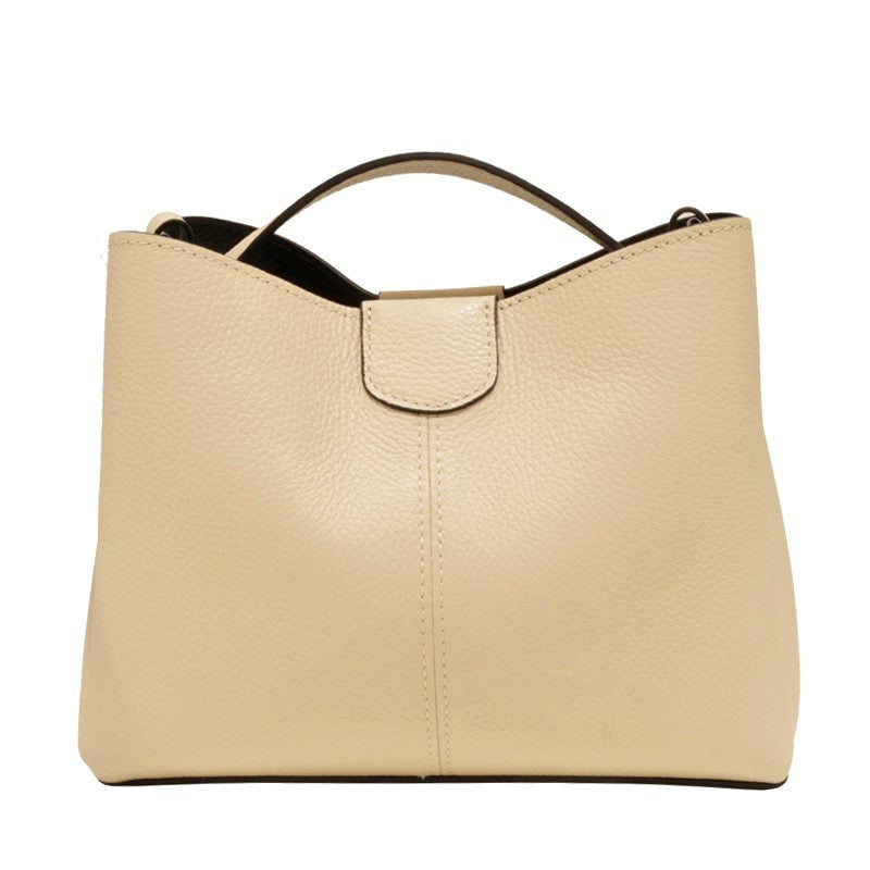 Bolso de mano piel minimalista