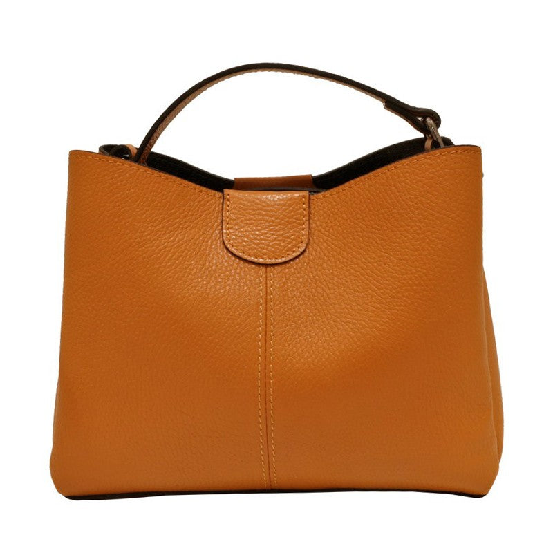 Bolso de mano piel minimalista