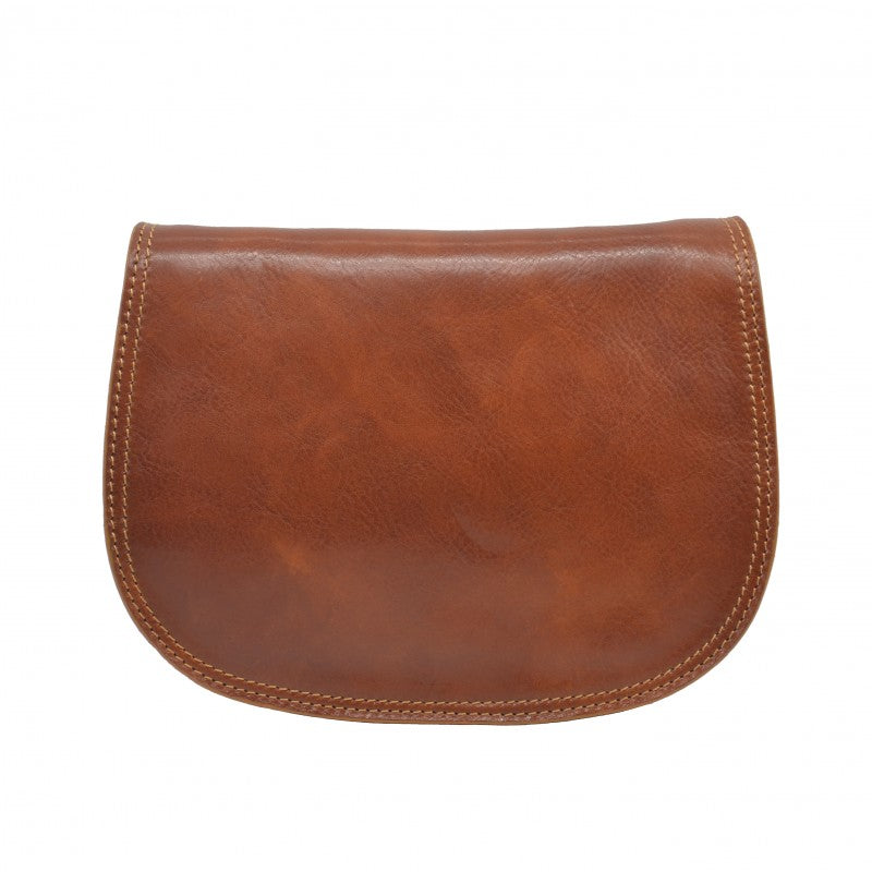 Bandolera piel media luna