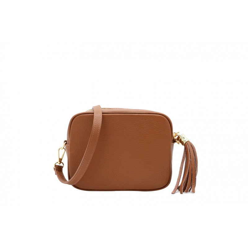 Bandolera piel clásica con borla