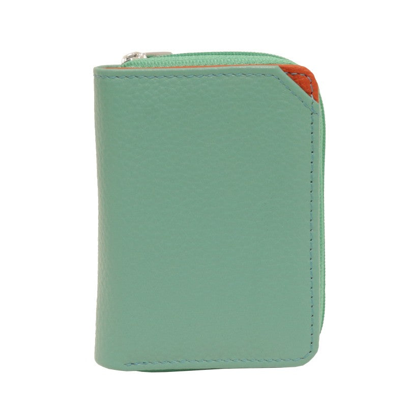 Cartera piel compacta