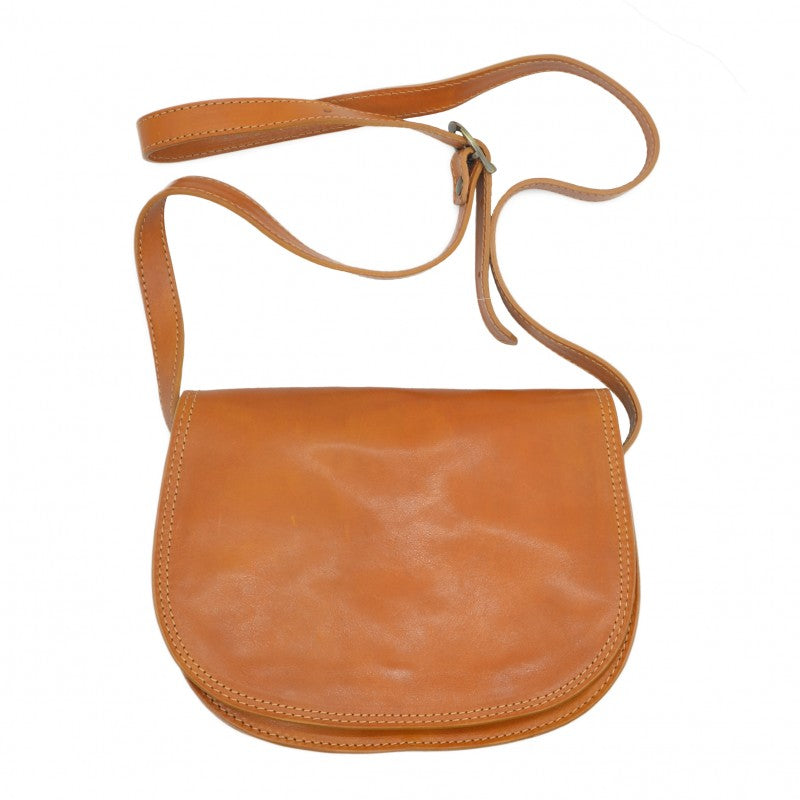 Bandolera piel media luna