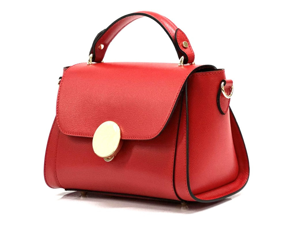 Bolso hombro de piel italiana