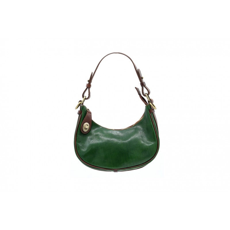 Bolso de hombro piel media luna