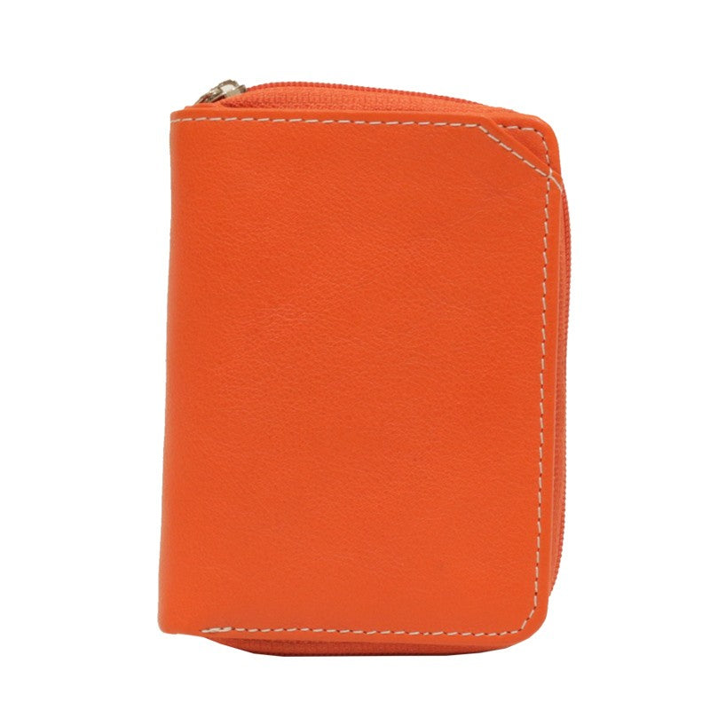Cartera piel compacta