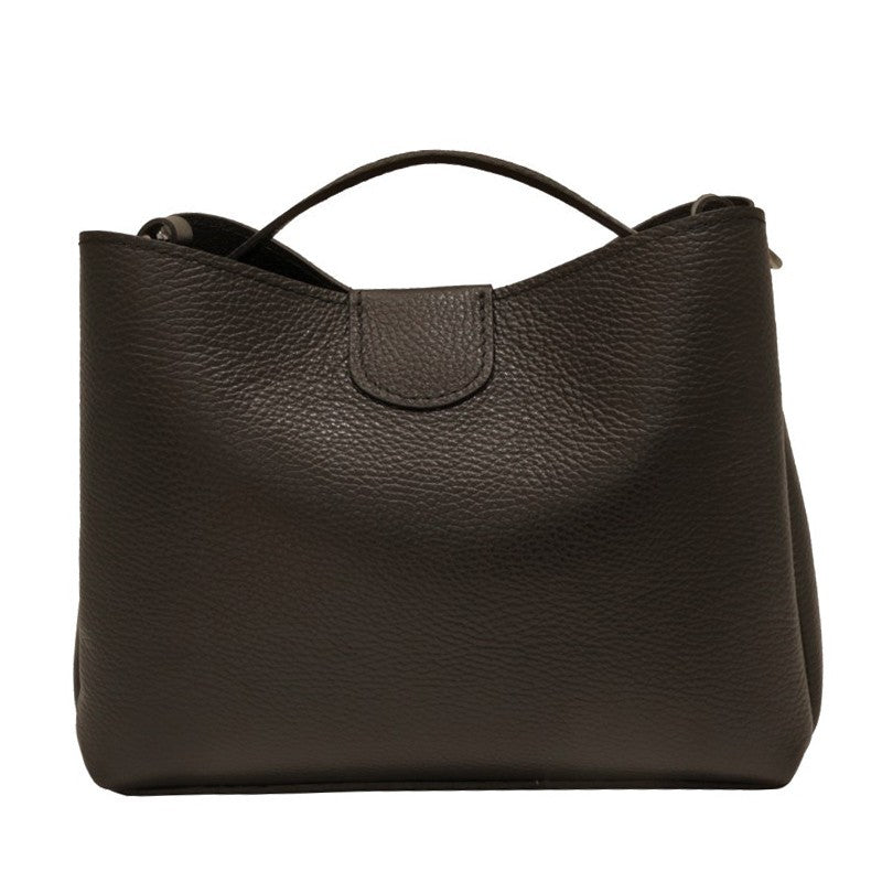 Bolso de mano piel minimalista