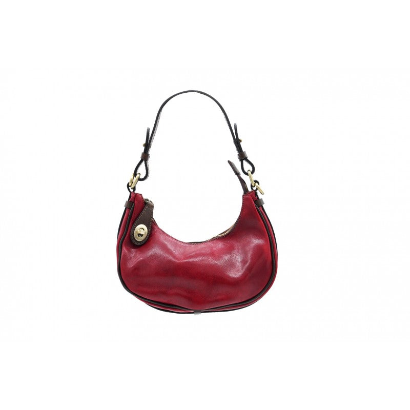 Bolso de hombro piel media luna