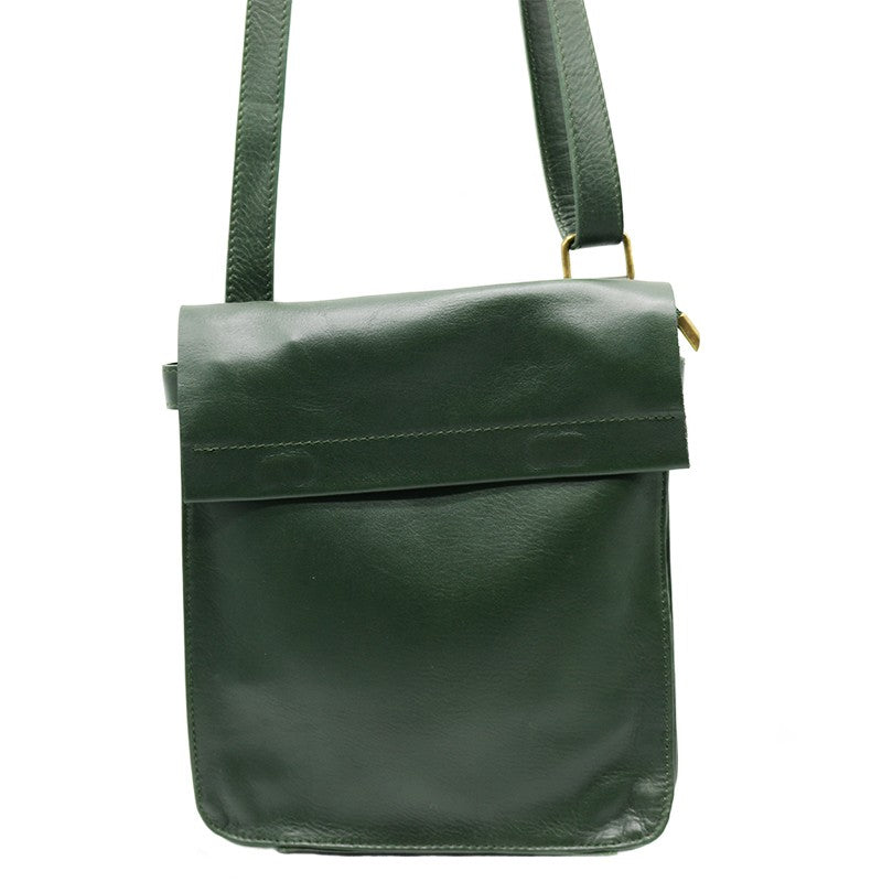 Bandolera piel con solapilla