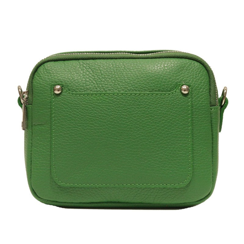 Bandolera Malva doble cremallera